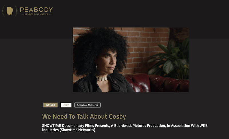 Peabody Award Winner 2022 We Need To Talk About Cosby
